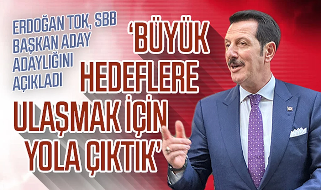 Erdoğan Tok, Samsun Büyükşehir Belediye Başkan Aday Adaylığını açıkladı: 'Büyük hedeflere  ulaşmak için yola çıktık'