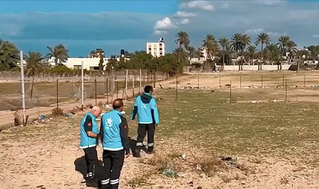Gazze'ye ulaşan Sağlık Bakanlığı ekipleri sahra hastanesi için uygun yer çalışmalarını tamamladı