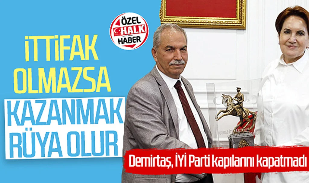 İlkadım Belediye Başkanı Necattin Demirtaş, İYİ Parti kapılarını kapatmadı! İttifak olmazsa kazanmak rüya olur