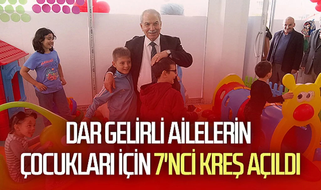 İlkadım'da dar gelirli ailelerin çocukları için 7'nci kreş açıldı
