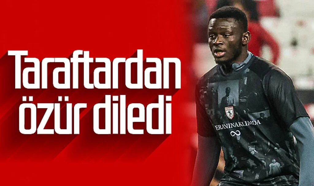 Marius, Samsunspor Taraftarından Özür Diledi