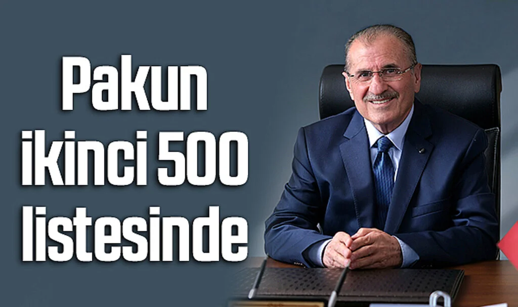 Pakun ikinci 500 listesinde 