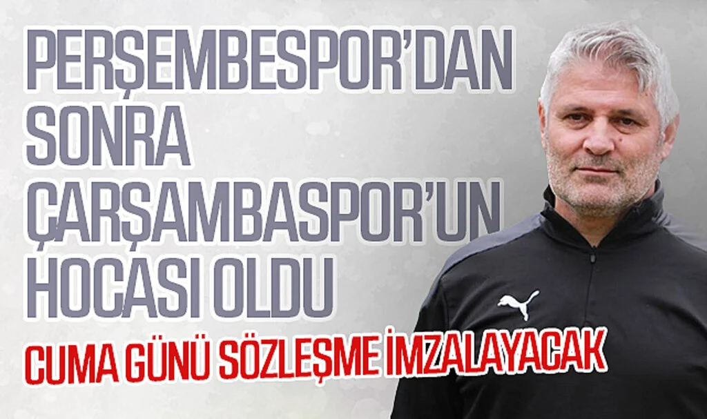 Perşembespor'dan sonra Çarşambaspor'un hocası oldu
