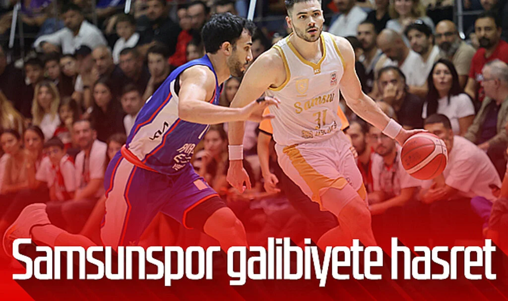 Reeder Samsunspor Basketbol galibiyete hasret kaldı