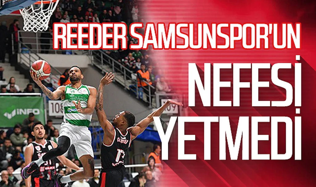 Reeder Samsunspor deplasmanda mağlup