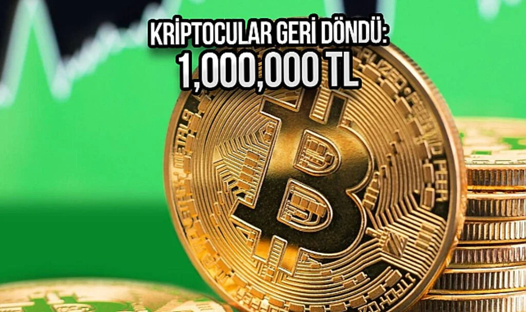 Rekor kırıyor: Bitcoin fiyatı 1 milyon TL oldu!
