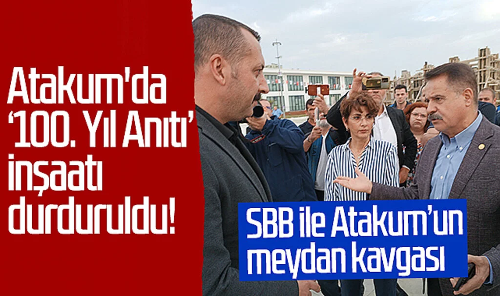 Samsun Atakum'da ‘100. Yıl Anıtı’ inşaatı durduruldu! SBB ile Atakum Belediyesi'nin meydan kavgası... 