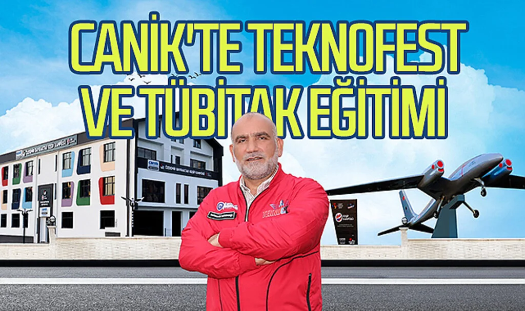 Samsun Canik'te TEKNOFEST ve TÜBİTAK eğitimi 
