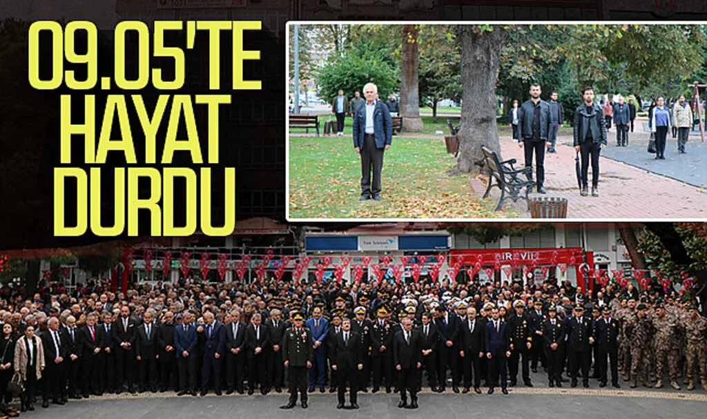 Samsun'da 10 Kasım Atatürk'ü Anma Günü