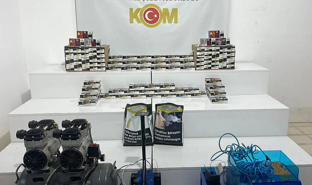 Samsun'da kaçak tütün ve sigara operasyonunda bir zanlı yakalandı