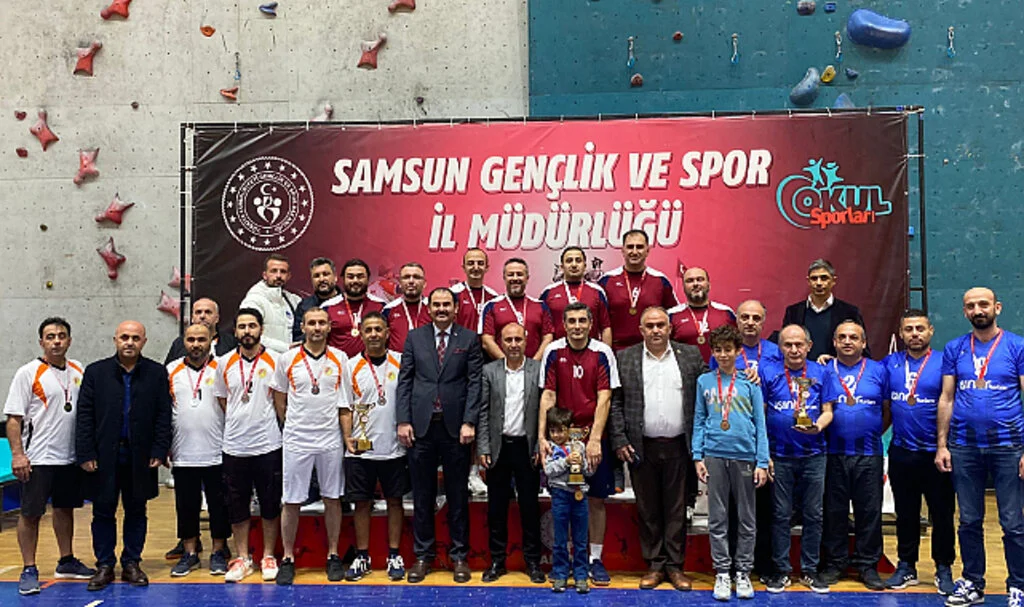 Samsun'da Öğretmenler Günü Voleybol Turnuvası sona erdi