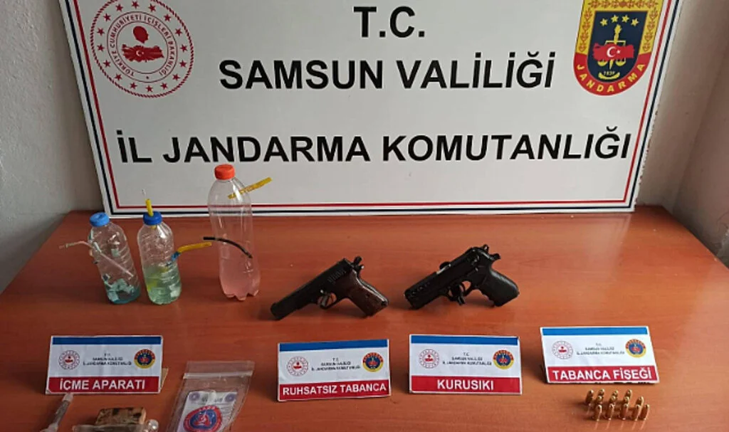  Samsun'da uyuşturucu operasyonunda 2 zanlı yakalandı