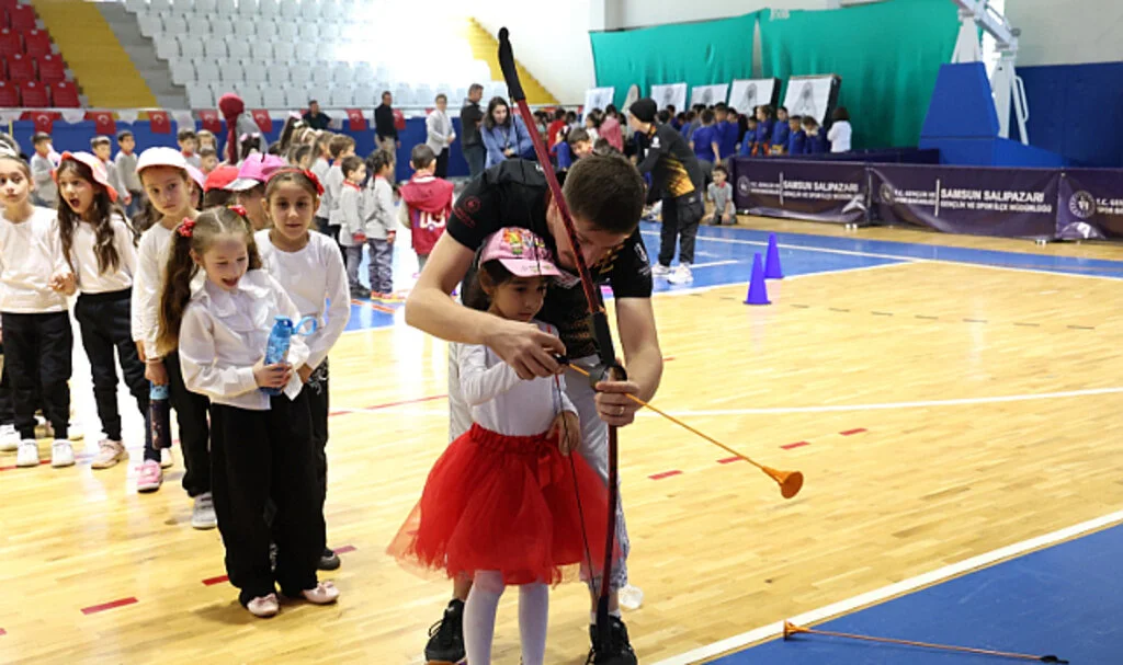Samsun Salıpazarı'nda spor ve sevgi bir arada