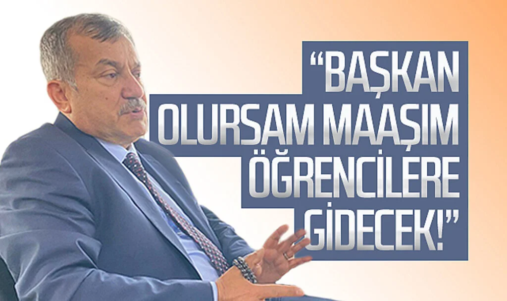 Samsunlu Emniyet eski Genel Müdürü Celal Uzunkaya: Başkan olursam maaşım öğrencilere gidecek !