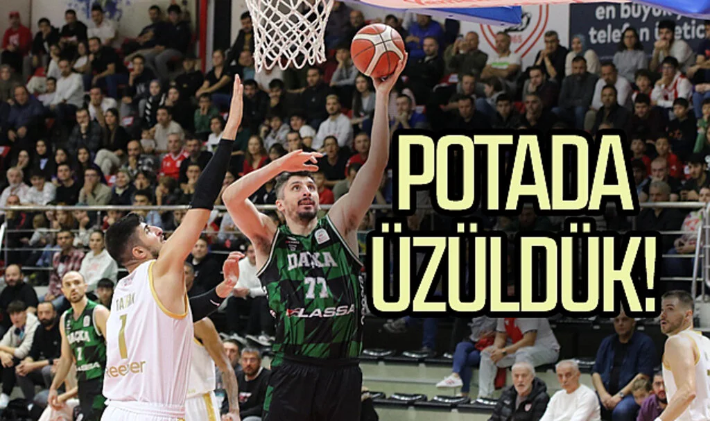 Samsunspor Basketbol sahasında mağlup oldu