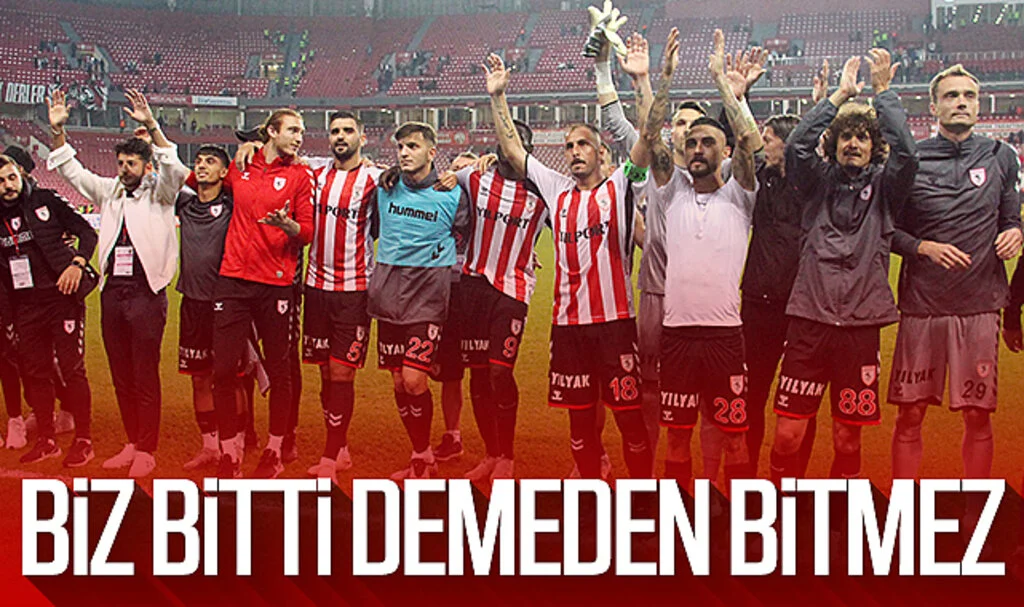 Samsunspor bitti demeden bitmez