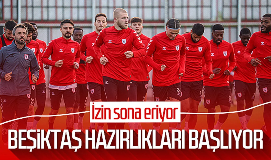 Samsunspor’da Beşiktaş maçı hazırlıkları başlıyor