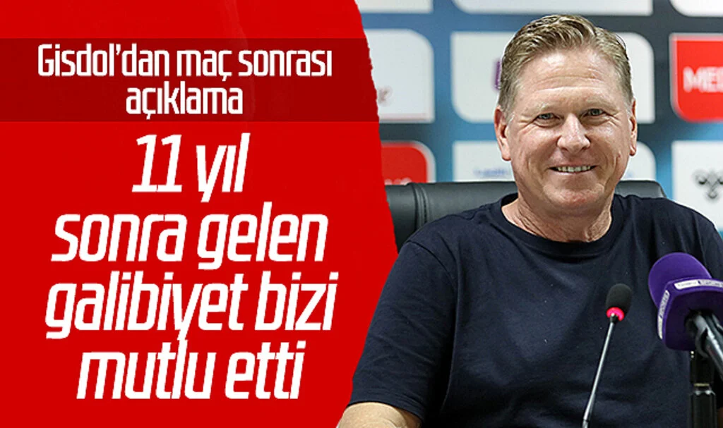 Samsunspor'da Markus Gisdol'dan Hatayspor maçı sonrası açıklama: "11 yıl sonra gelen galibiyet bizi mutlu etti"
