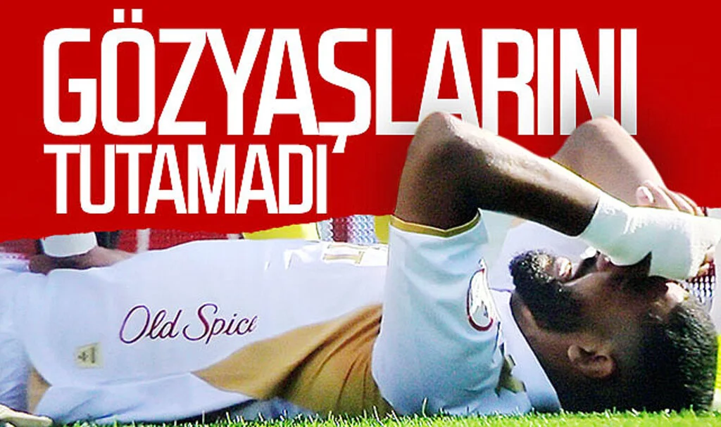 Samsunspor’da sakatlanan Bennasser gözyaşlarını tutamadı