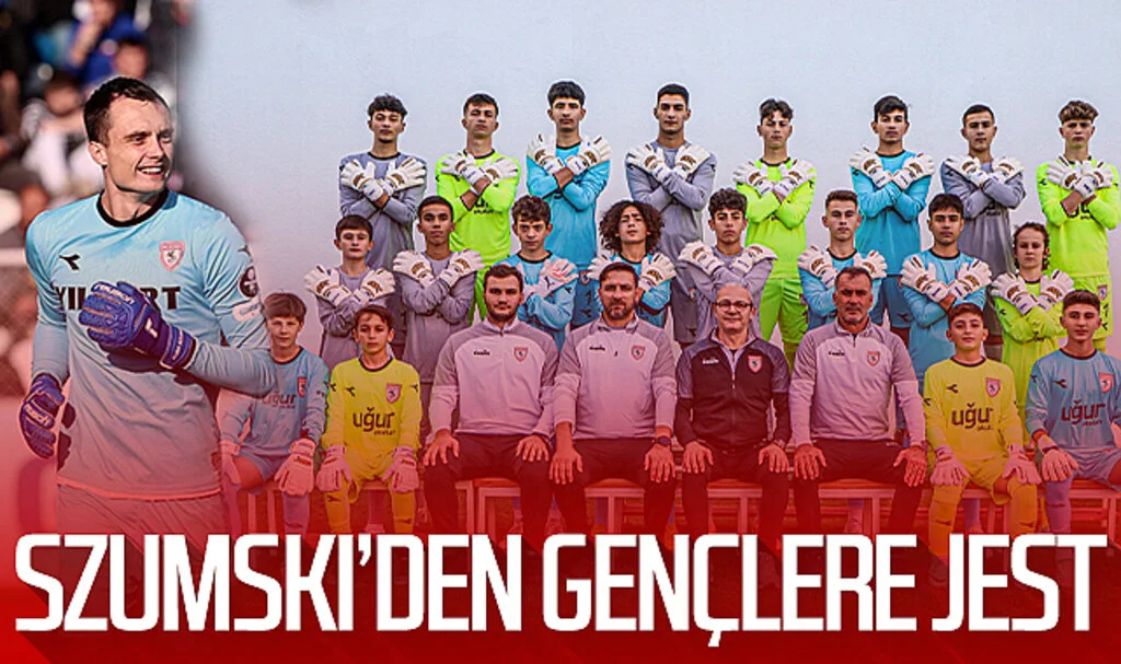 Samsunspor'da Szumski'den gençlere jest