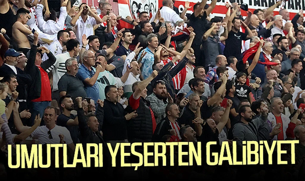 Samsunspor’da umutları yeşerten galibiyet
