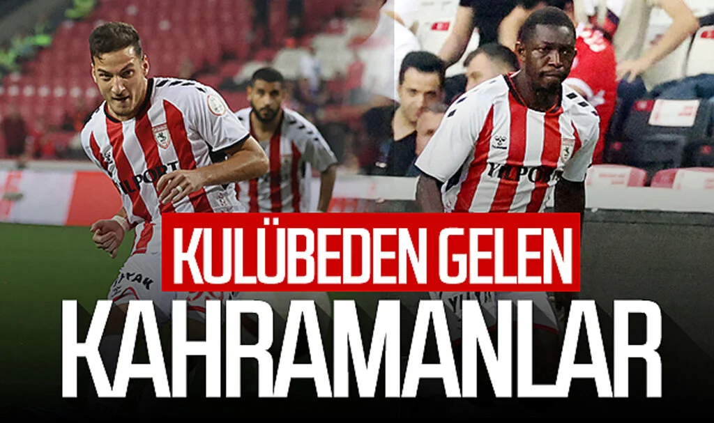 Samsunspor’da yedek kulübesinden giren kahramanlar