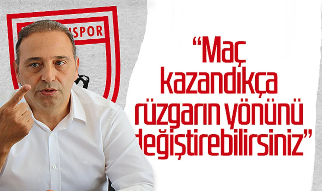 Samsunspor Futbol Direktörü Fuat Çapa: “Maç kazandıkça rüzgarın yönünü değiştirebilirsiniz”