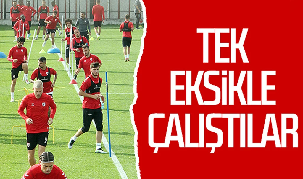 Samsunspor, Hatayspor maçına tek eksikle çalıştı