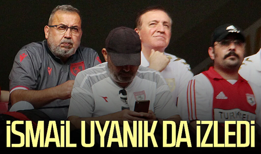 Samsunspor – Hatayspor maçını İsmail Uyanık da izledi