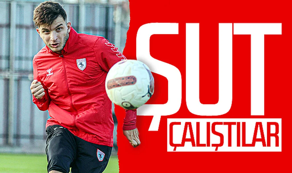Samsunspor şut çalıştı