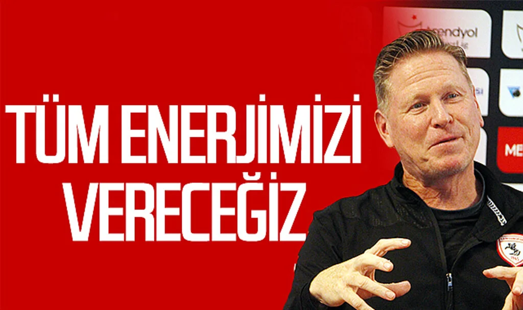 Samsunspor Teknik Direktörü Markus Gisdol'dan Beşiktaş maçı açıklaması: 'Tüm enerjimizi vereceğiz'