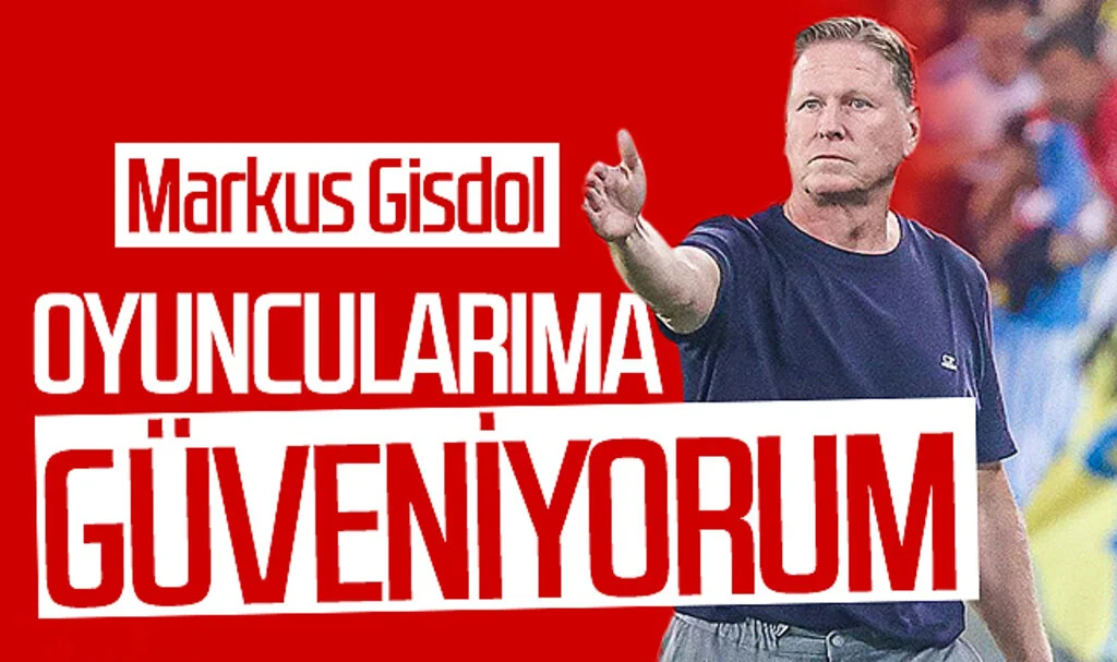 Samsunspor Teknik Direktörü Markus Gisdol: "Oyuncularıma güveniyorum"