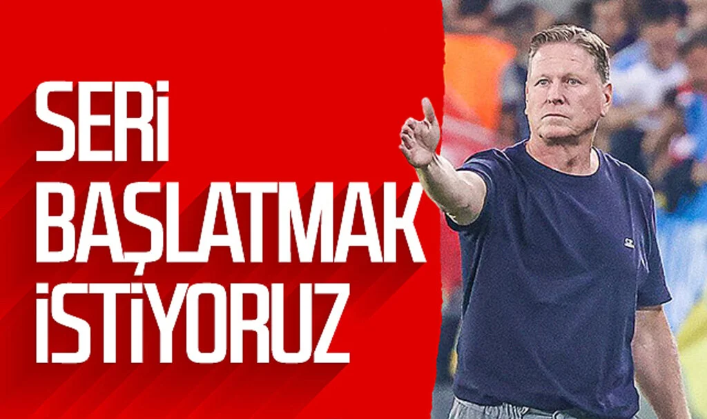 Samsunspor Teknik Direktörü Markus Gisdol: “Seri başlatmak istiyoruz”