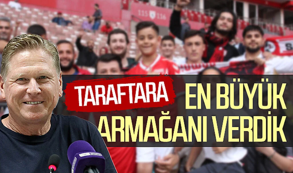 Samsunspor Teknik Direktörü Markus Gisdol: Taraftara verebileceğimiz en büyük armağanı verdik