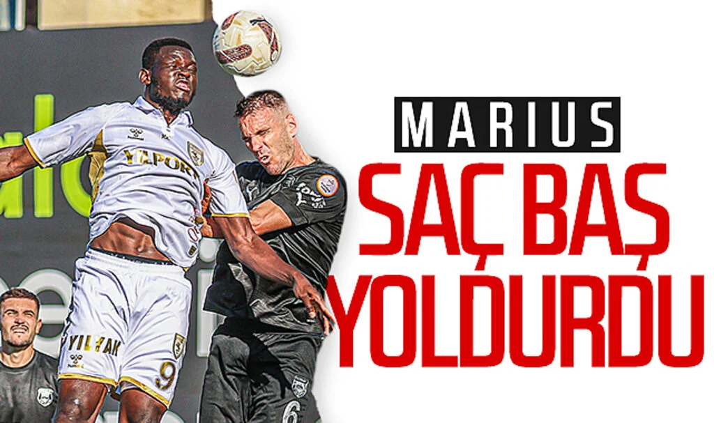 Samsunspor'un Çadlı golcüsü Marius saç baş yoldurdu