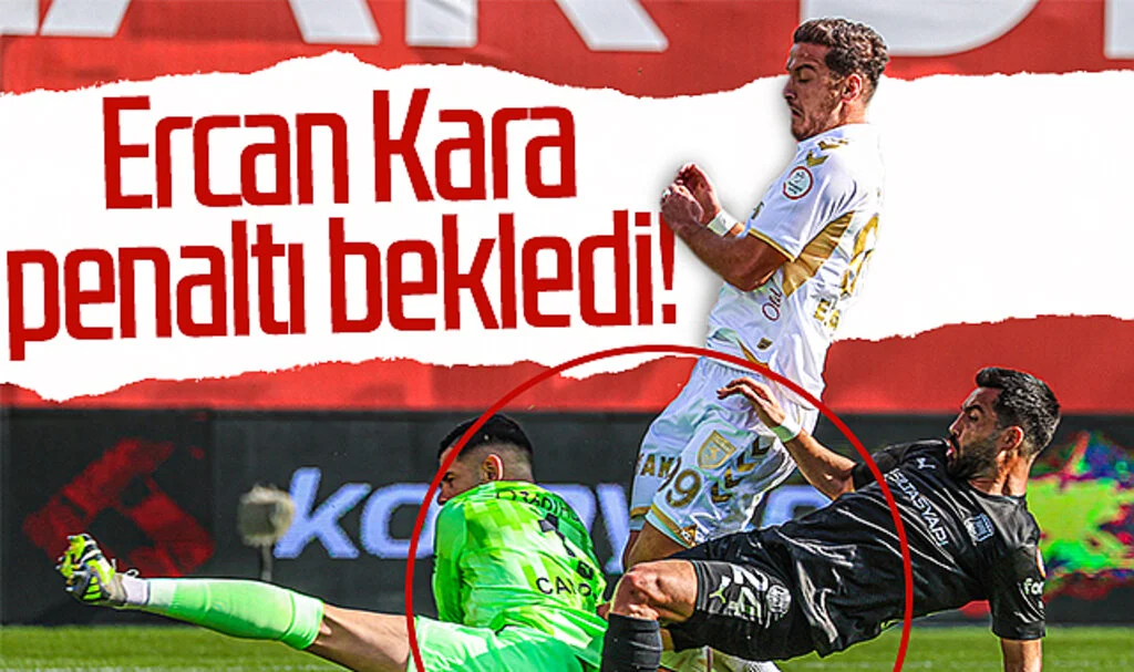 Samsunspor'un Pendikspor maçında Ercan Kara penaltı bekledi!