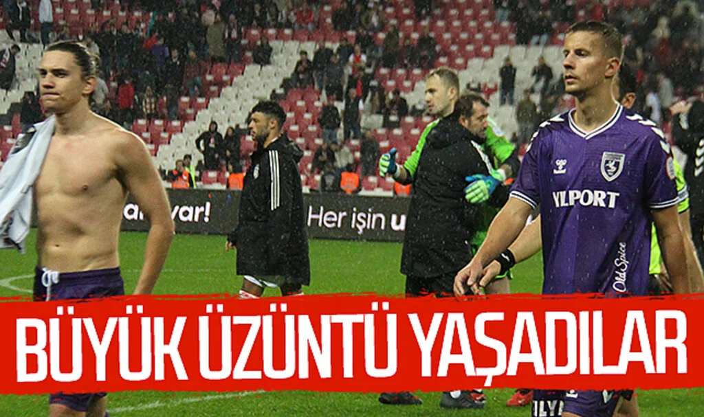 Samsunsporlu futbolcular büyük üzüntü yaşadı