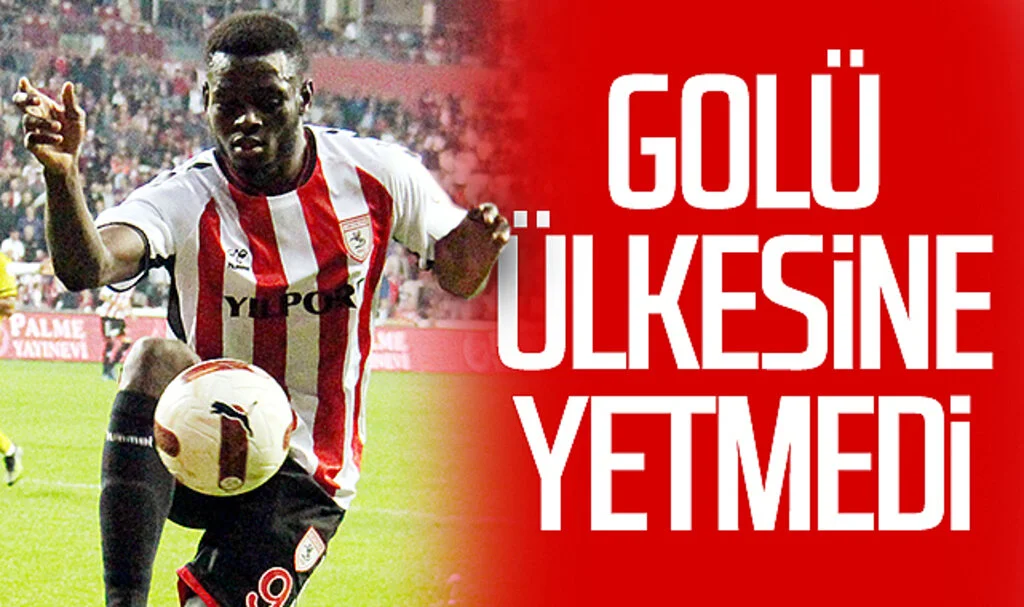 Samsunsporlu Marius’un golü ülkesine yetmedi