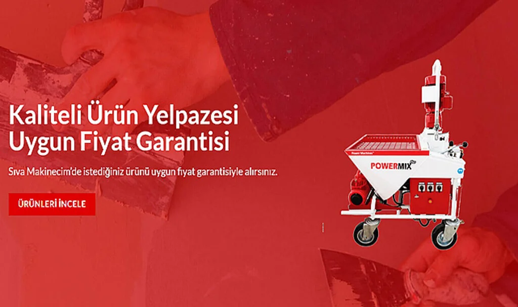 Sıva Makinası Kullanımının Avantajları Nelerdir?