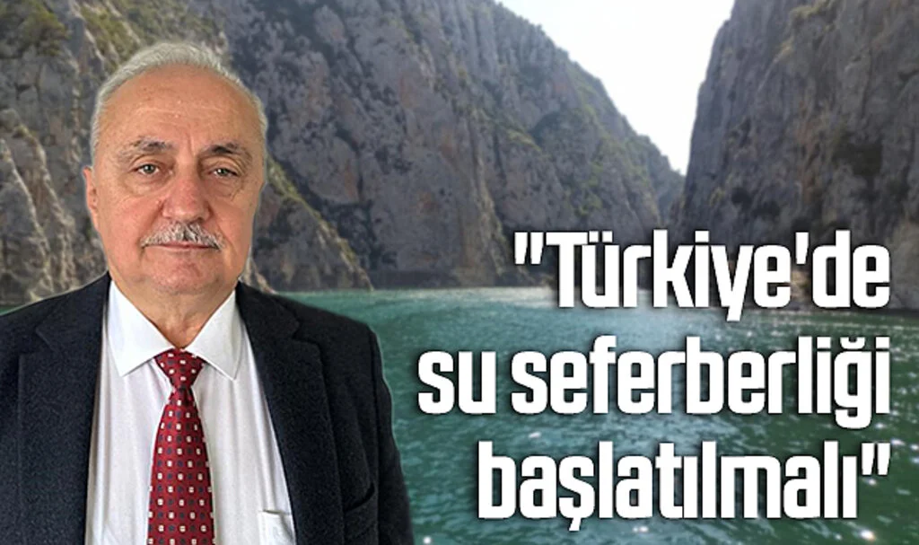 Su uzmanı Prof. Dr. Yusuf Demir: "Türkiye'de su seferberliği başlatılmalı"
