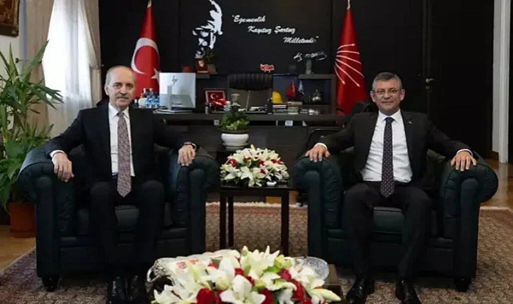 TBMM Başkanı Numan Kurtulmuş'tan siyasi partilere ziyaret! Özgür Özel'den dikkat çeken 'Ogün Samast' mesajı