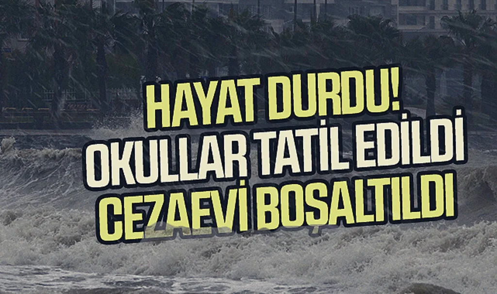 Zonguldak'ta Hayat durdu! Okullar tatil edildi, cezaevi boşaltıldı