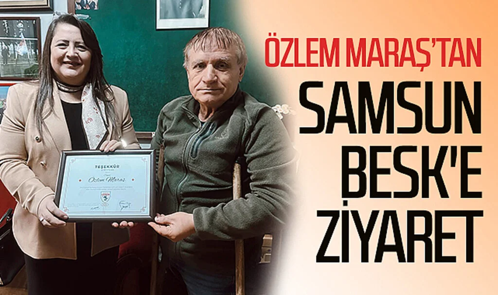 AK Parti Atakum Belediye Başkan aday adayı Mimar Özlem Maraş'tan Samsun BESK'e ziyaret