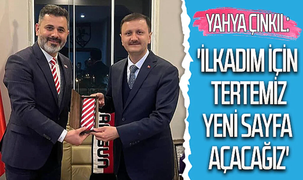 AK Parti İlkadım Belediye Başkan aday adayı Yahya Çınkıl: 'İlkadım için tertemiz yeni sayfa açacağız'