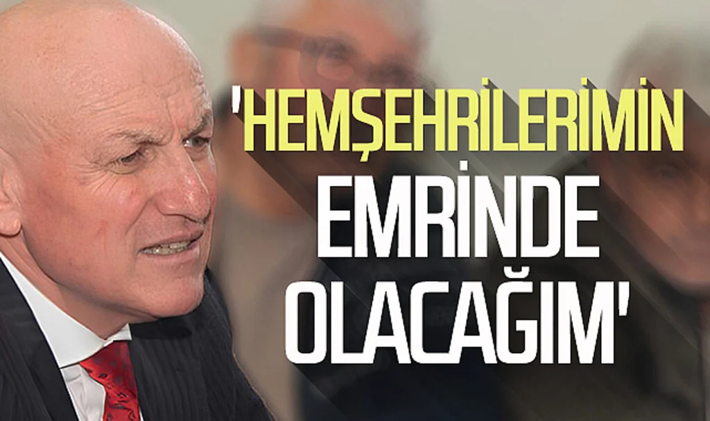 AK Parti Terme Başkan aday adayı Şenol Kul: 'Hemşehrilerimin emrinde olacağım'
