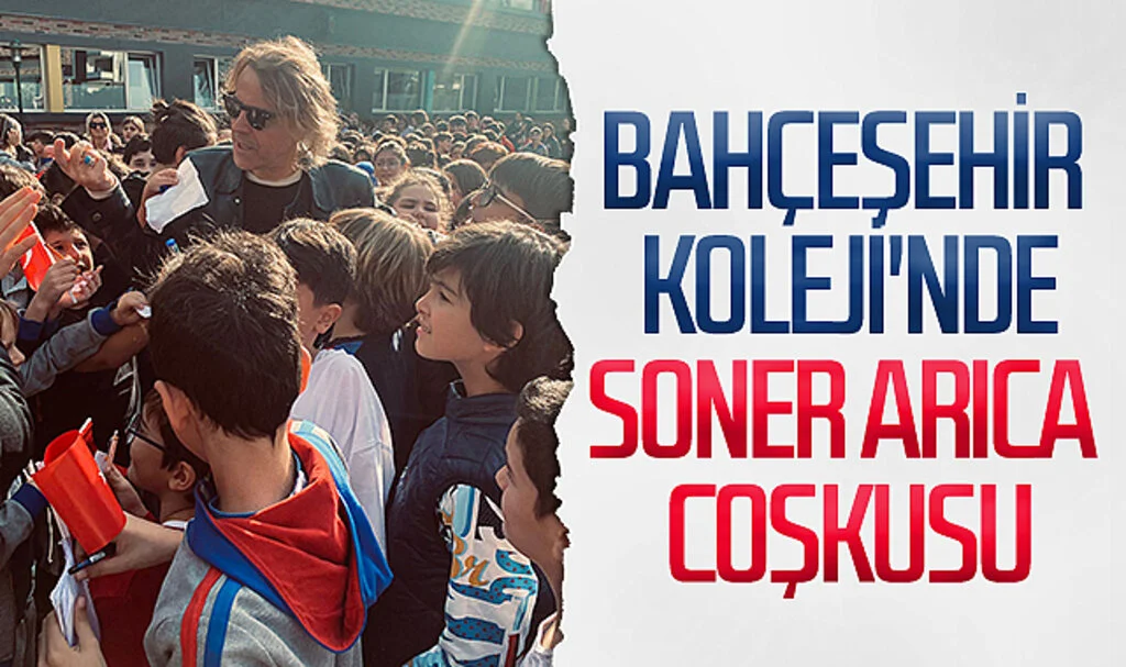 Bahçeşehir Koleji'nde Soner Arıca coşkusu