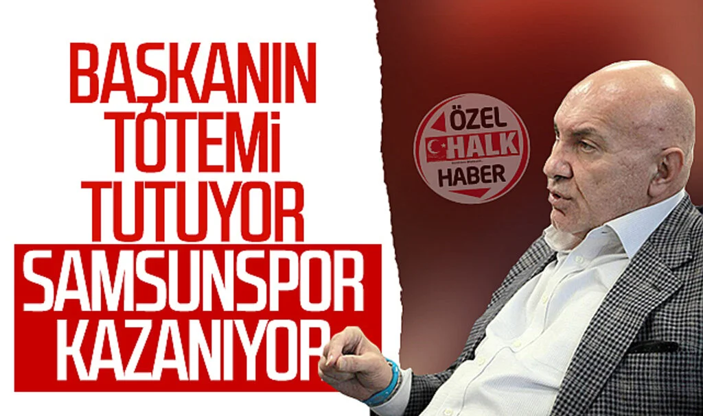 Başkan Yüksel Yıldırım’dan Hedef Halk’a özel açıklamalar! Totemi tutuyor, Samsunspor kazanıyor