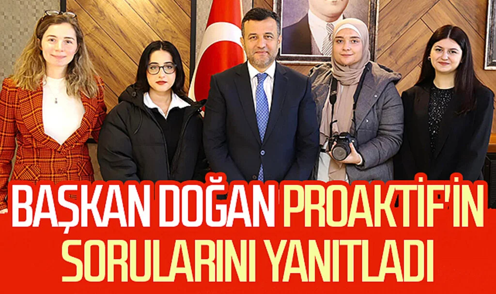 Çarşamba Belediye Başkanı Halit Doğan PRoAKTiF'in sorularını yanıtladı