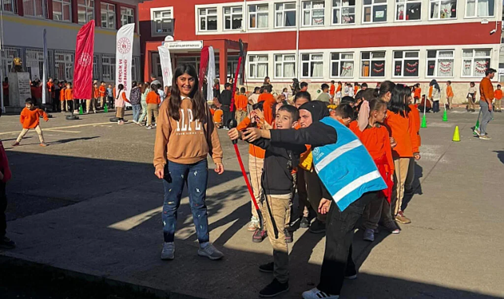 Çarşamba'da öğrenciler spora doydu