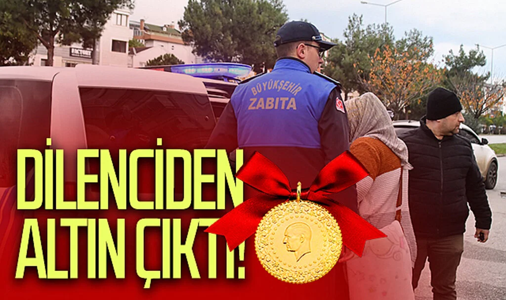 Samsun'da dilenciden altın çıktı!
